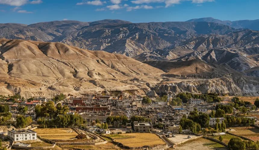 Mustang self-drive EV road trip destination, Gandaki Province, Nepal